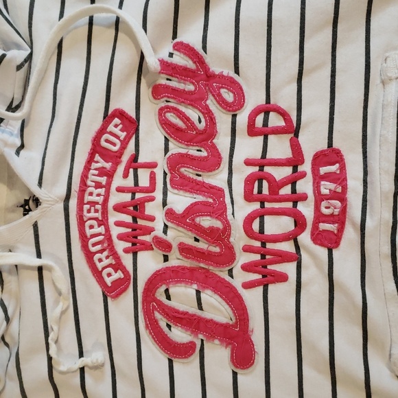 Disney Striped Disney World Hoodie Large - Picture 2 of 8